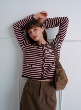 UFFIE于绘 绵羊毛花边针织开衫