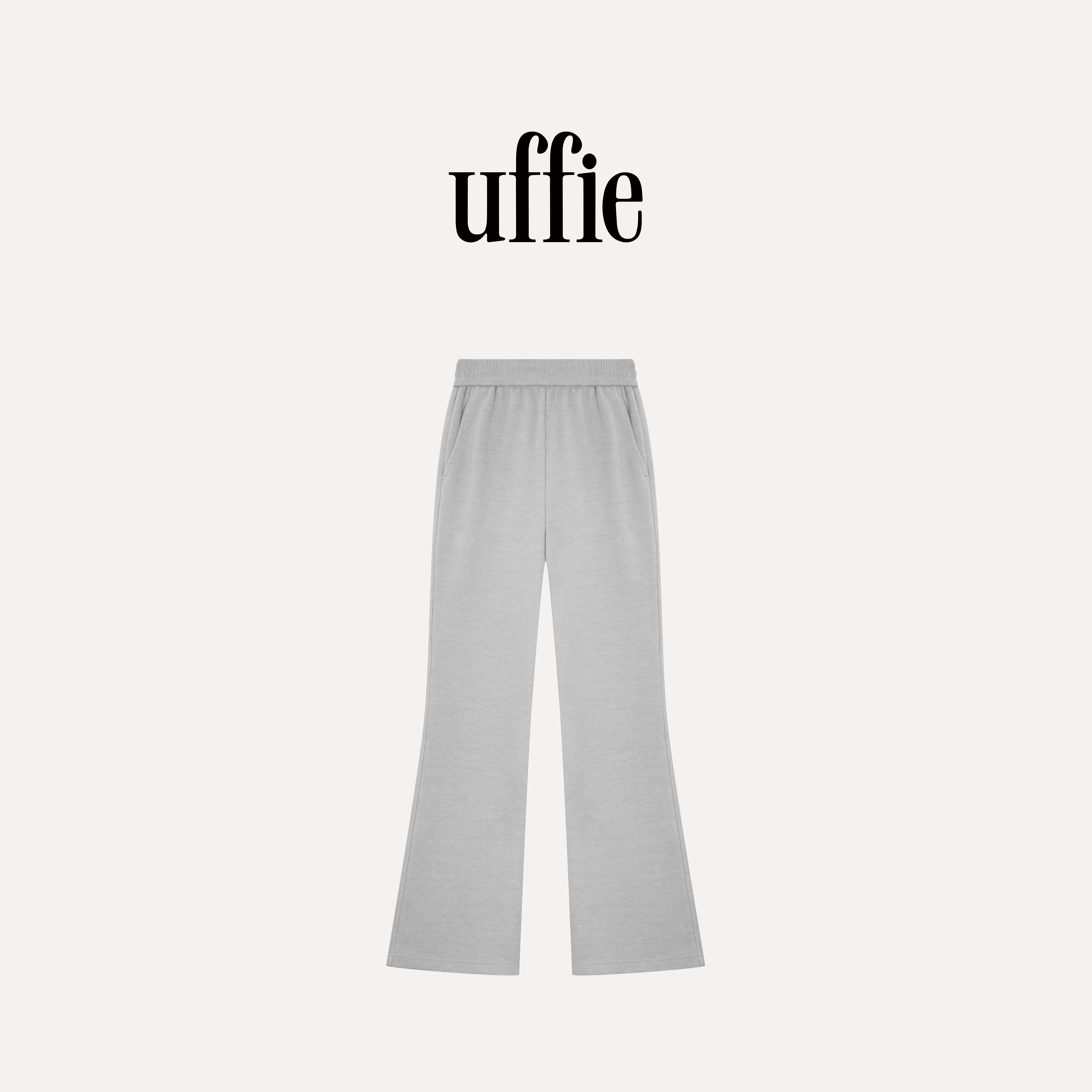 uffie于绘柔弹加绒微喇奶奶裤