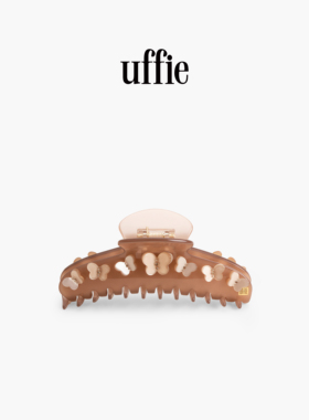 UFFIE于绘 柔蝶杏棕醋酸抓夹