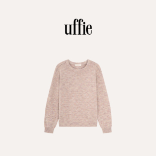 UFFIE于绘 彩线 绵羊毛花纱针织毛衣