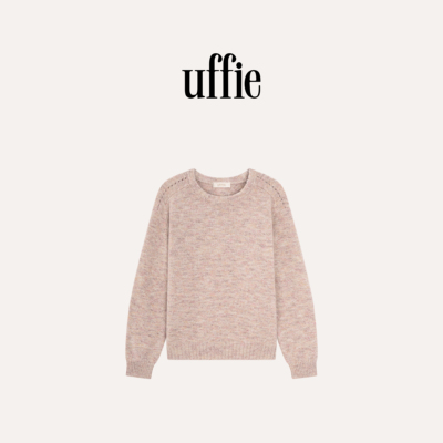 UFFIE于绘 彩线 绵羊毛花纱针织毛衣