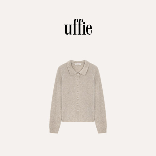 UFFIE于绘 山羊绒扣饰针织开衫