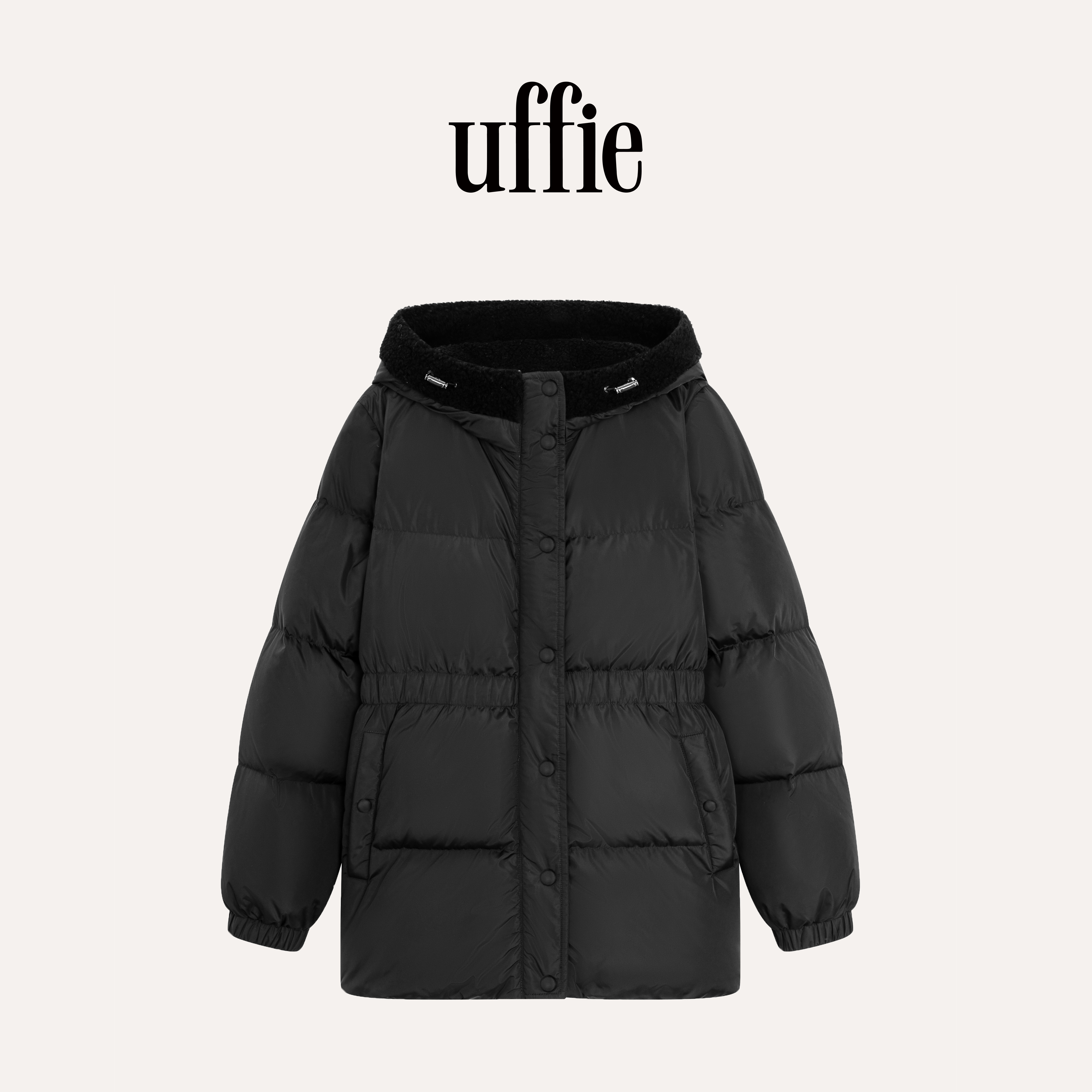 uffie于绘小蛮腰白鹅绒服