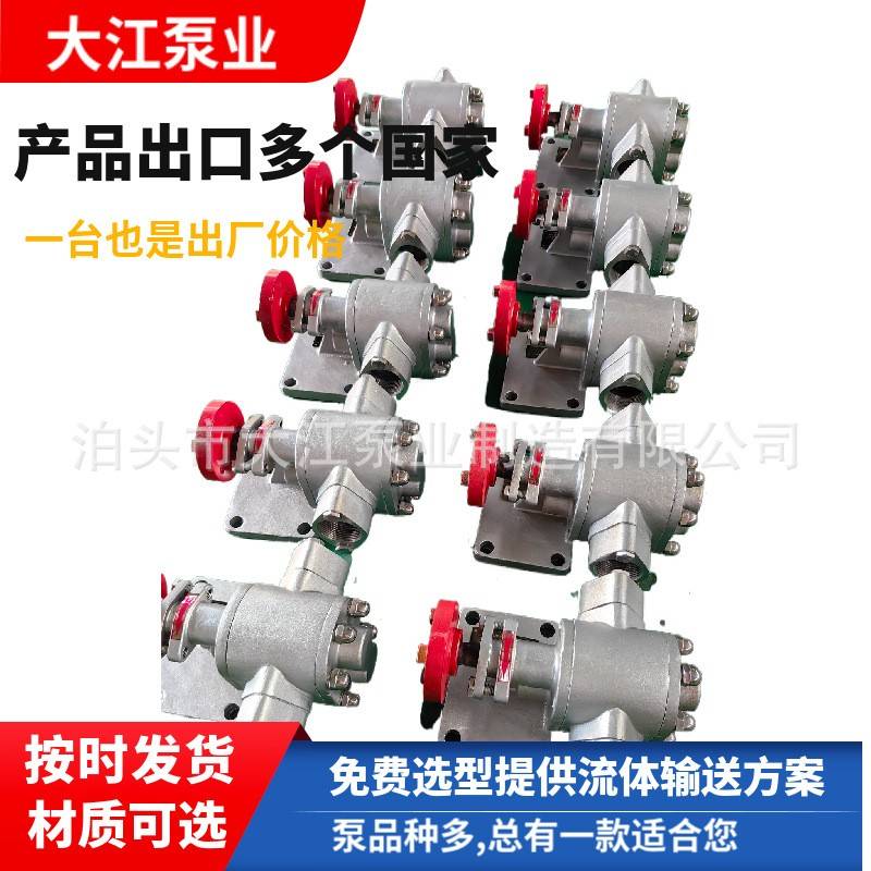 现货2CY-1.08/2.5不锈钢齿轮泵微型不锈钢齿轮泵化妆品牙膏计量