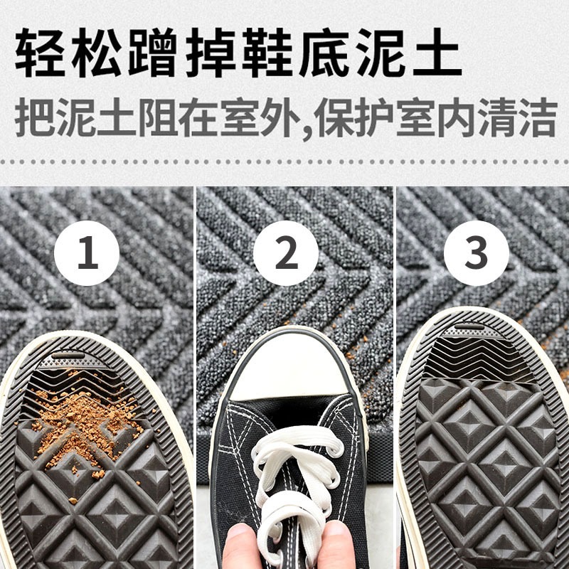 高端酒店门口地垫商用防滑蹭土室外入户门地垫商场大门口脚垫新款