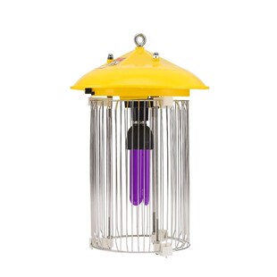 智能鱼塘喂鱼杀虫灯光控雨控黑光灯诱虫灯频振式杀虫灯泡户外养殖