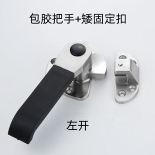 蒸箱门把手烘箱把手不锈钢蒸饭车门锁海鲜蒸柜拉手蒸饭柜平门配件