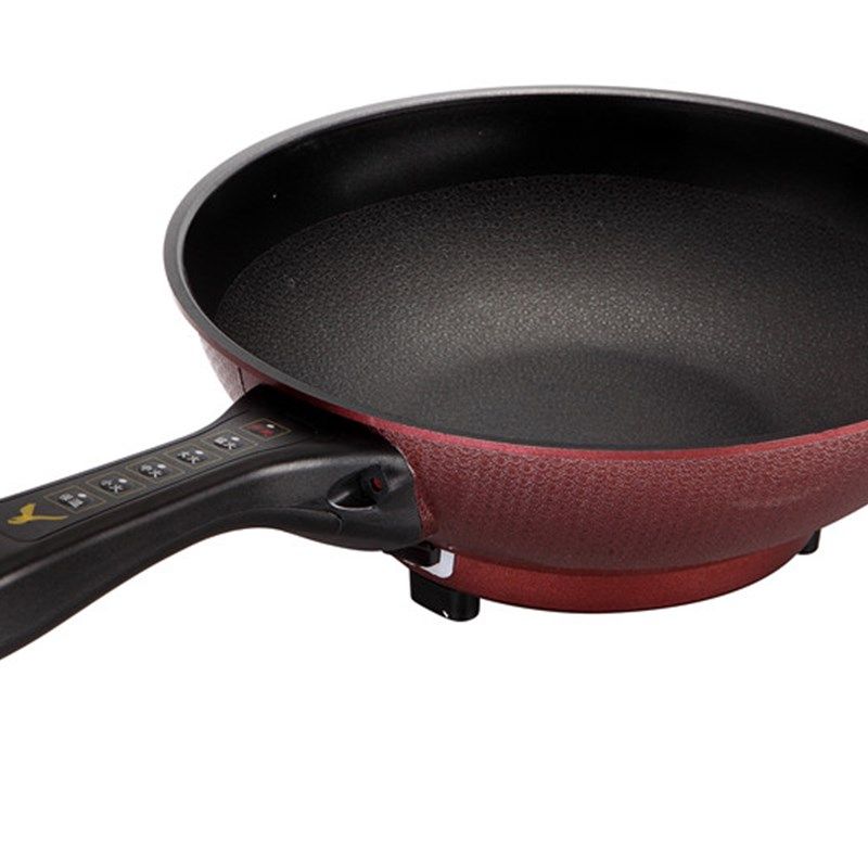 智能电炒锅不粘锅家用多功能电热锅电火锅煮锅煎锅迷你插电炒菜锅