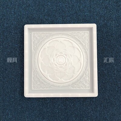 唐莲砖雕古建筑水泥浮雕砖模具四合院别墅影壁铺路彩砖塑料模板