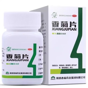 东秦 香菊片 0.32g*60片*1瓶/盒 鼻炎 鼻窦炎