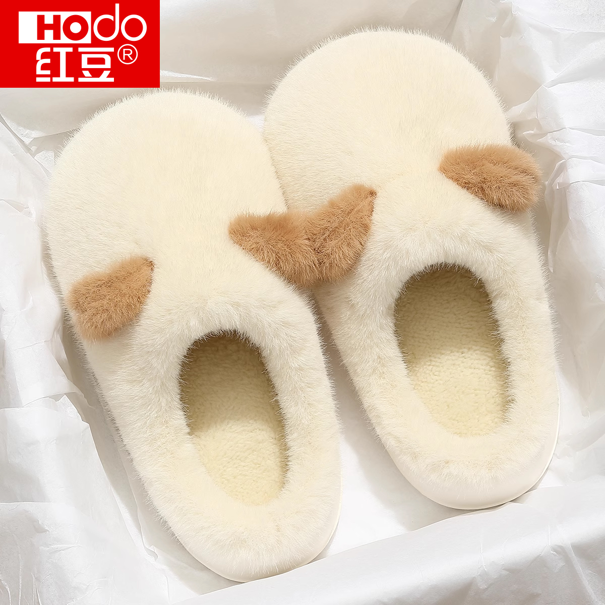 棉拖鞋女士秋冬季2024新款可爱