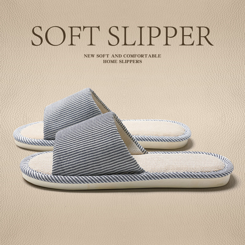 红豆亚麻拖鞋女2026新款室内家居防滑不臭脚静音吸汗棉麻布拖鞋男,居家布艺,居家亚麻拖鞋,淘宝优惠券,粉丝福利购,淘宝优惠卷