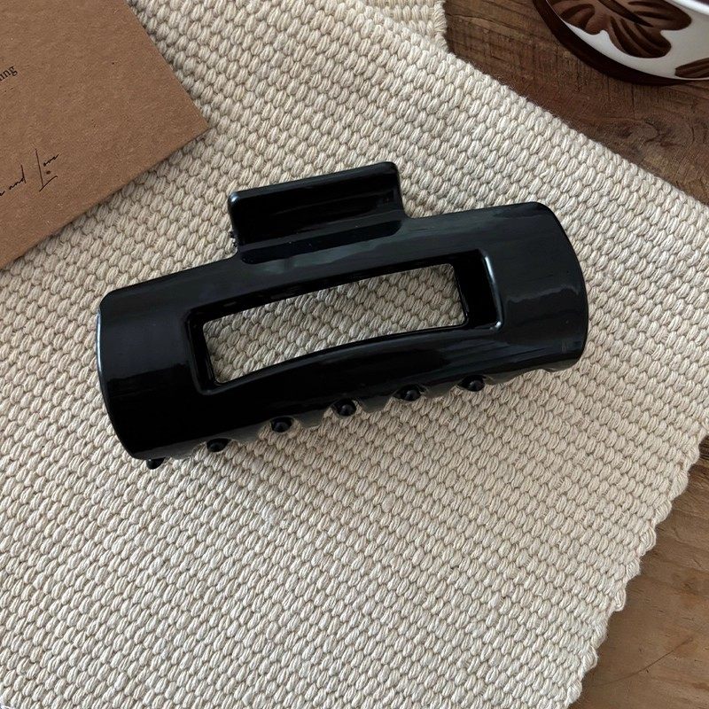 名狐发夹盘发网红茶色抓夹