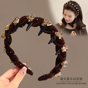 轻奢发箍女秋冬高颅顶2026新款高级感洋气时尚洗脸头箍压发卡头饰