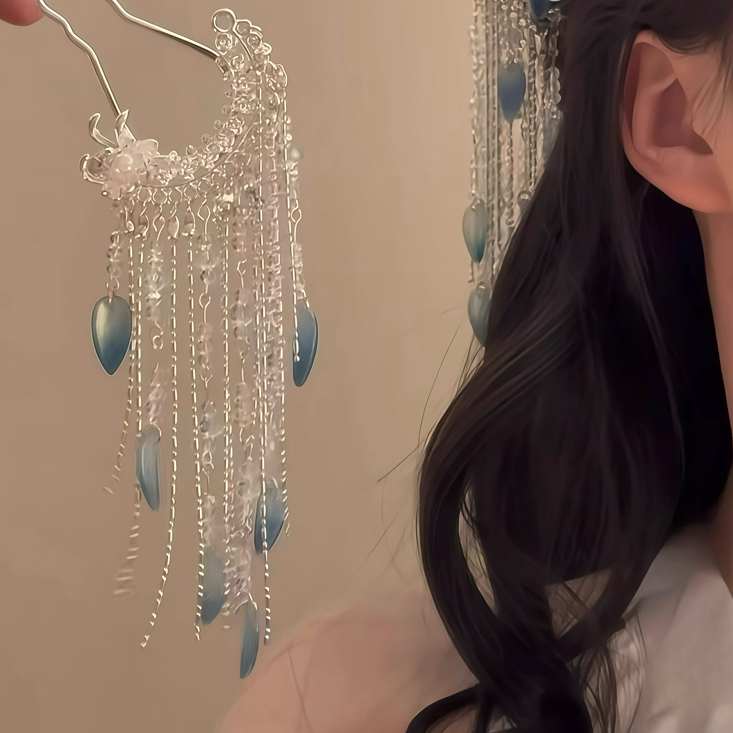 民族风流苏发簪!古风汉服发饰