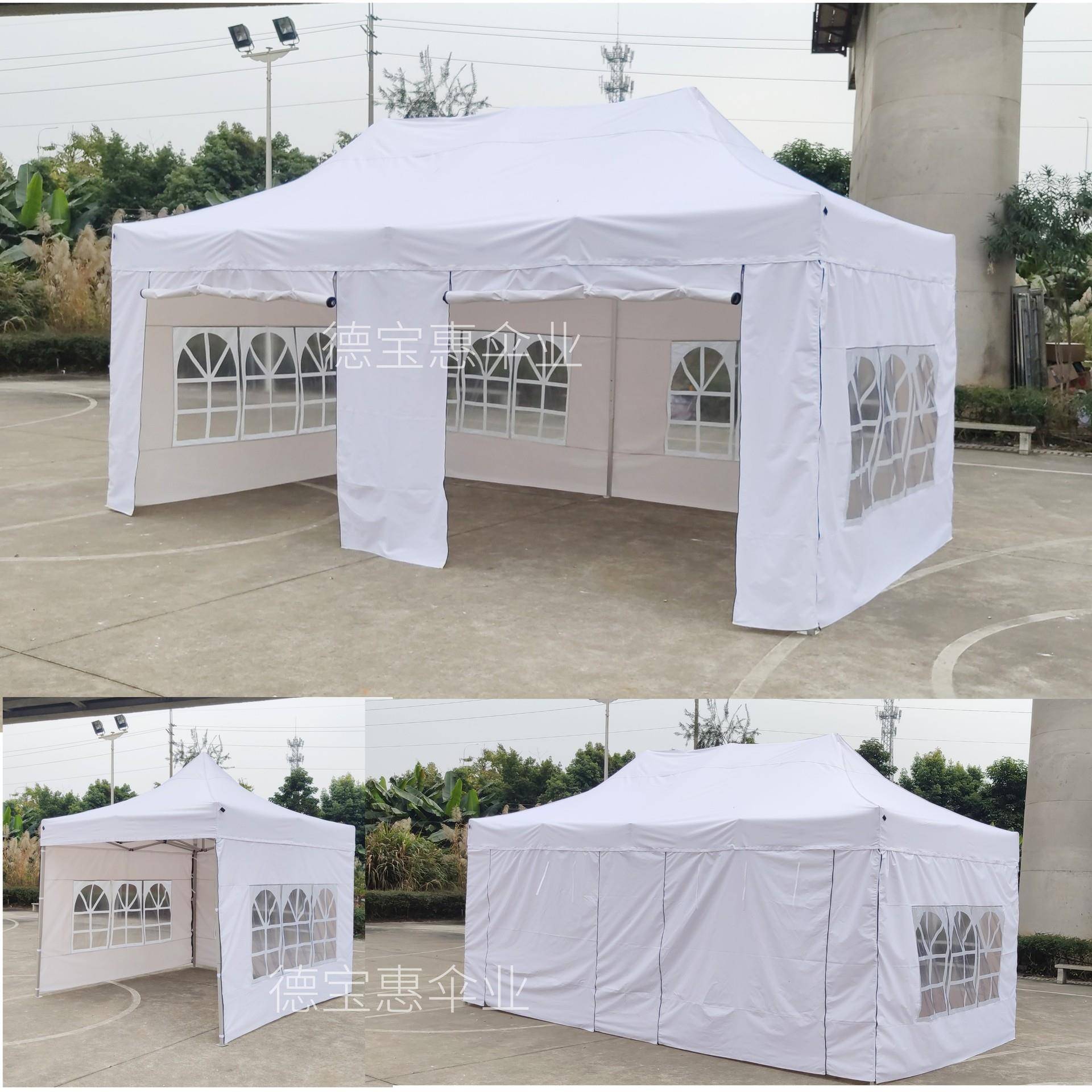 户外婚庆篷房欧式罗马折叠帐篷简易广告活动雨蓬防疫隔离四角帐篷