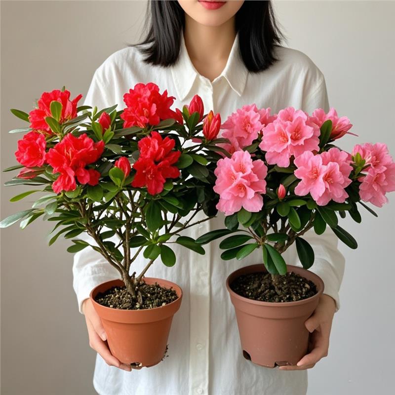 杜鹃花盆栽老桩四季开特大