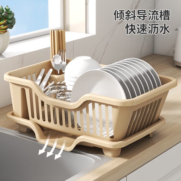 架碗盘厨房晾碗碟新款沥水筷子篮沥水架碗置物架收纳家用放碗碗架