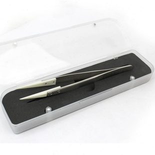 121陶磁特尖镊子130mm绝缘防磁氧化锆特尖镊子头 台湾工进口TZ