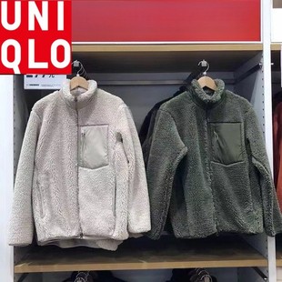 优衣库官方正品秋冬款男女装防风仿羊羔绒摇粒绒外套上衣429188/4