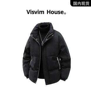 【品牌撤柜】VISVIM BESSEL秋冬季立领加厚保暖羽绒服男加厚外套
