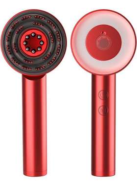 Head massage comb red blue light intelligent electric scalp