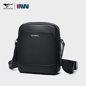 七匹狼真皮斜挎包男士 差包商务便携单肩包 包邮 新款 大容量上班通勤