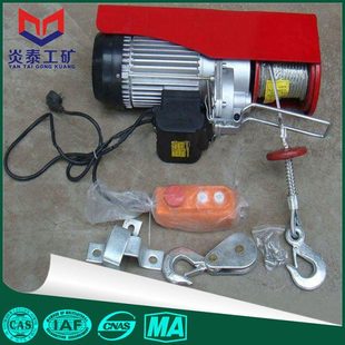 炎泰微型电动葫芦家用220V提升机PA200装 20M 修小吊机100 200KG