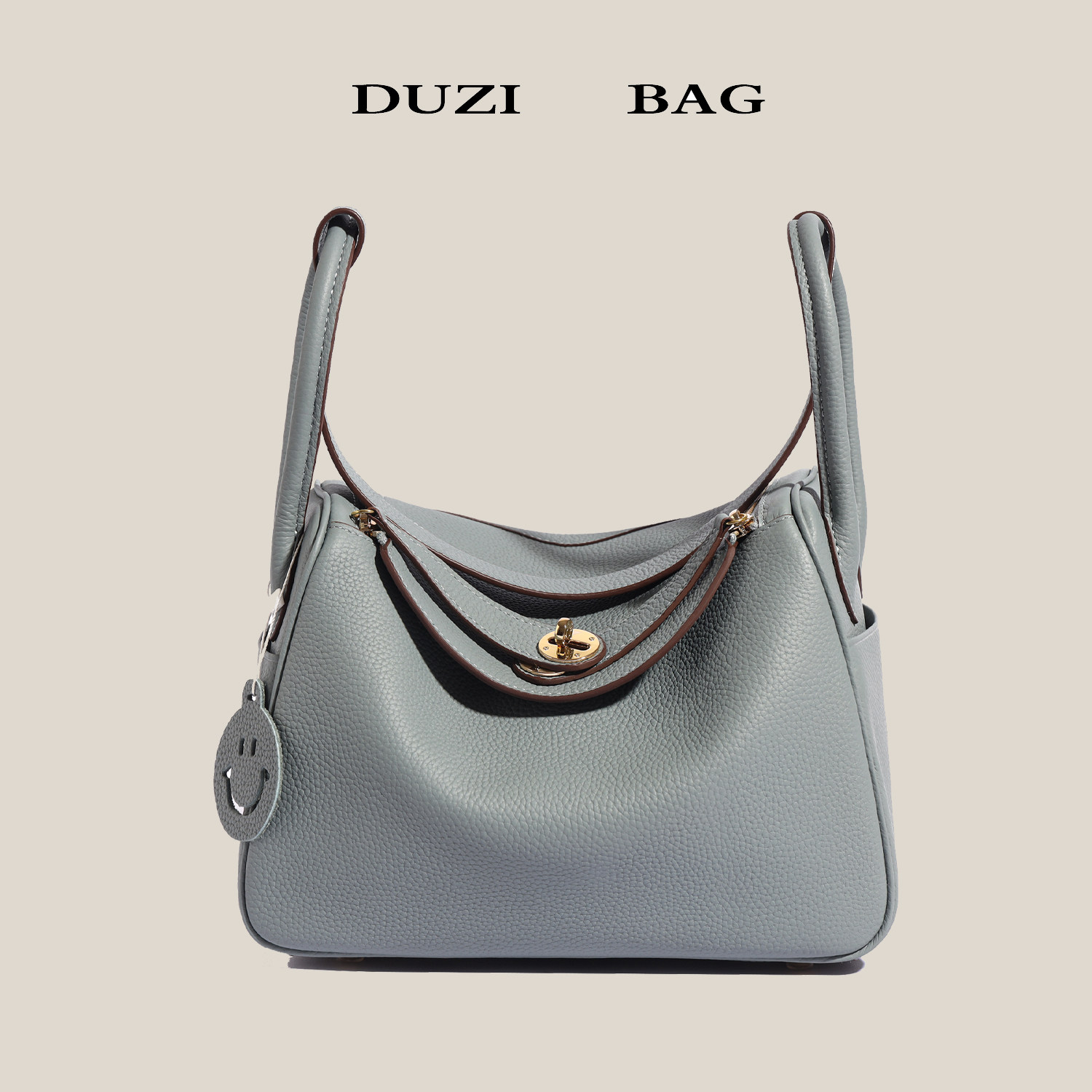 渡自轻奢头层牛皮琳迪包