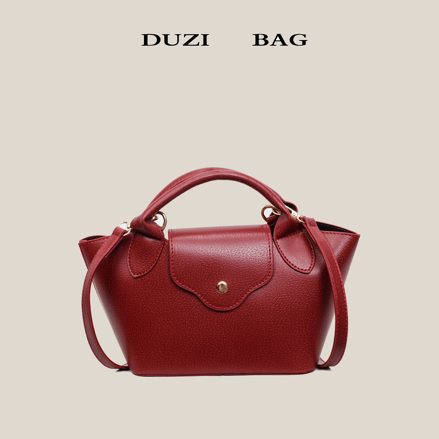 渡自DUZI高级感小菜篮水桶包女2025新款百搭手提斜挎包休闲小包