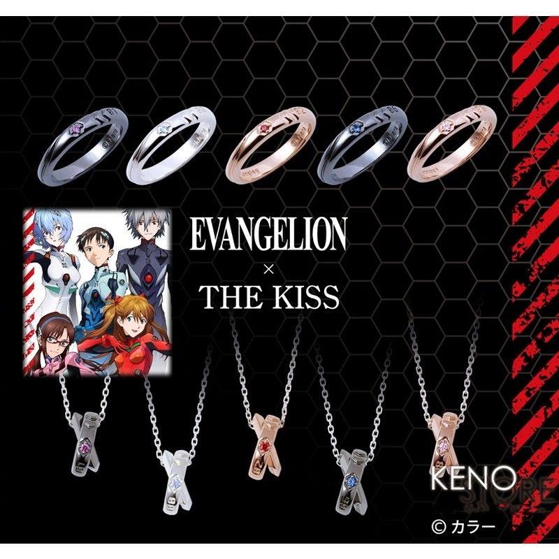 EVA新世纪福音战士 THE KISS 明日香 银饰品 戒指 项链小众个性