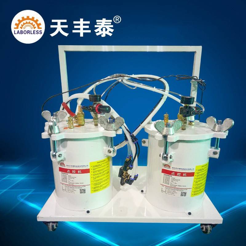 供应10L大流量1：1双组份灌胶设备AB动态点胶设备带搅拌功能