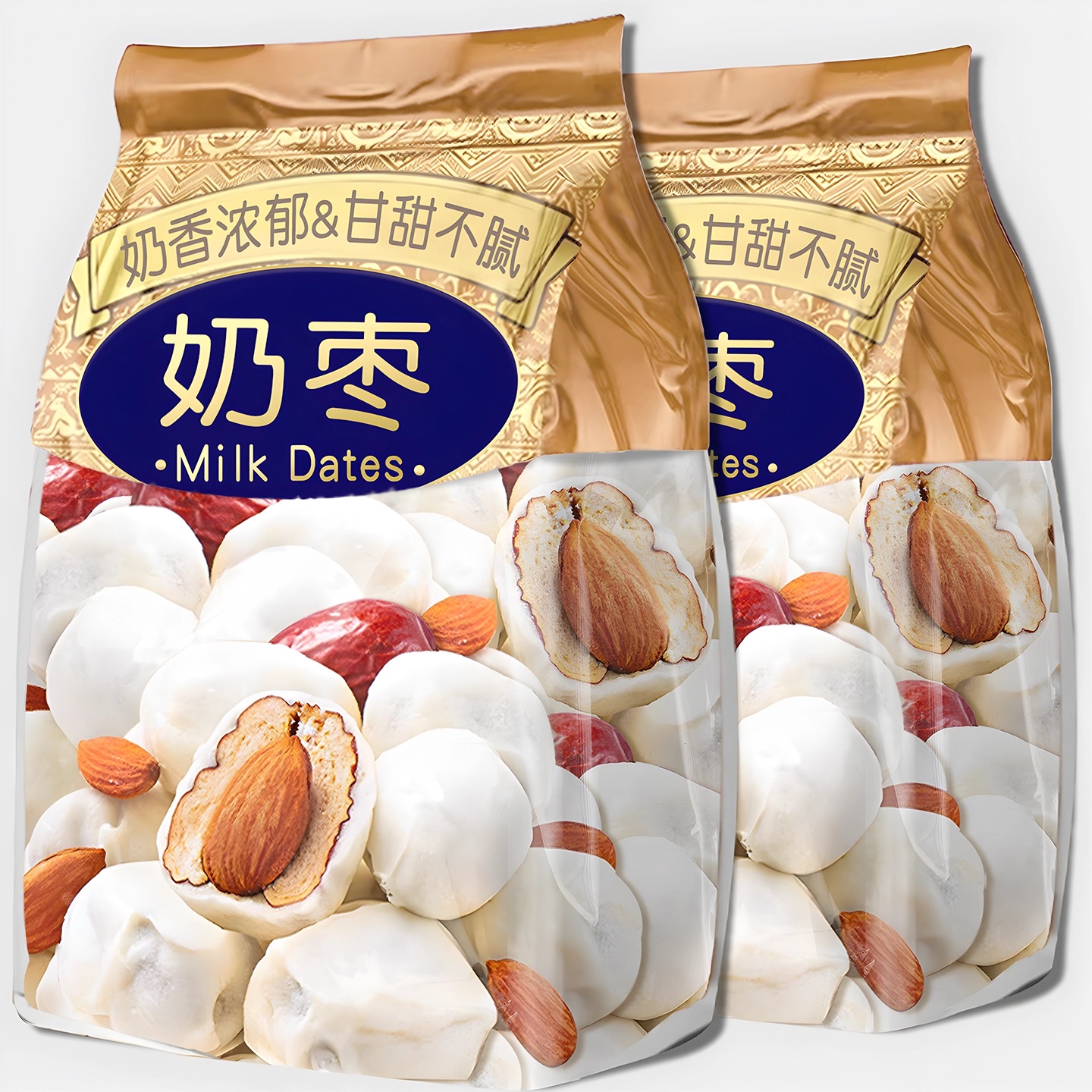 【商超同款】网红爆款巴旦木奶枣