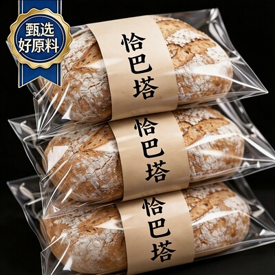 【宇辉严选】无糖无油全麦恰巴塔