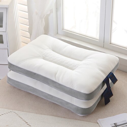 26年春夏新款5D分区护颈乳胶记忆枕芯一对装家用枕头单人一只装