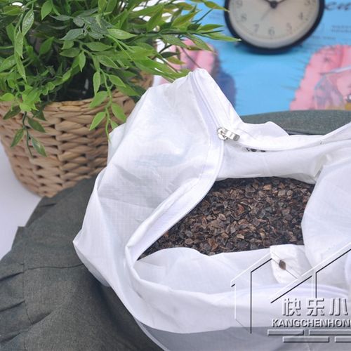 韩国月牙枕纯棉斜纹布可拆卸枕套荞麦颈椎枕头 大人孩子