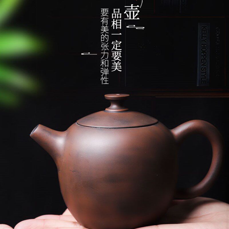 滇匠云南建水紫陶茶壶家用紫砂壶陶瓷单壶功夫茶具手工陶瓷单壶