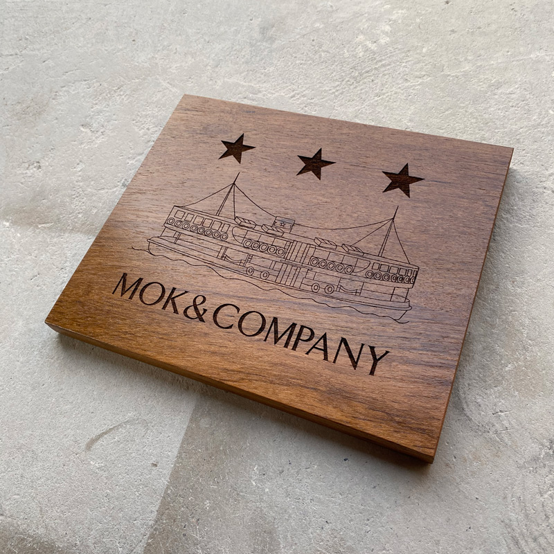 黑胡桃鸡翅木缅甸柚木木牌雕刻 高档简约餐厅工作室实木招牌定制