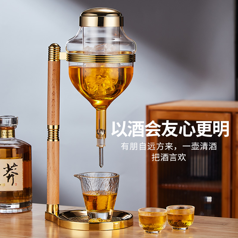 日料店顶针滴漏式酒壶日式清酒酒具冰酒器冷酒器獭祭酒壶温酒壶