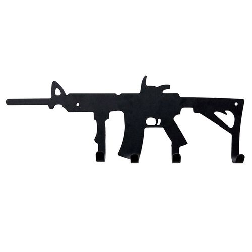 创意AK47铁艺钥匙挂钩壁挂衣帽钩墙上玄关门口挂衣架北欧装饰墙饰