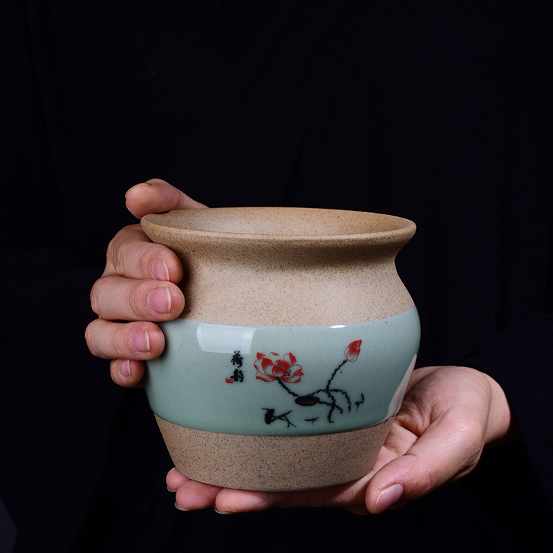 多肉花盆陶瓷小号粗陶绿植盆栽肉肉植物文竹花盆室内桌面盆器老桩