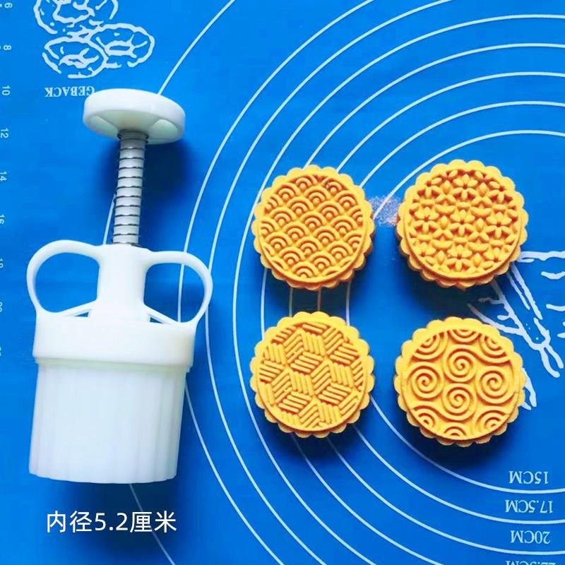 xyt50/63/75/83/100/125克传统小花边线条花纹加厚绿豆冰糕月饼模