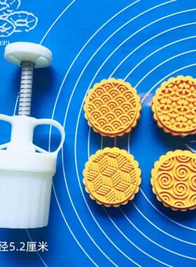 xyt50/63/75/83/100/125克传统小花边线条花纹加厚绿豆冰糕月饼模