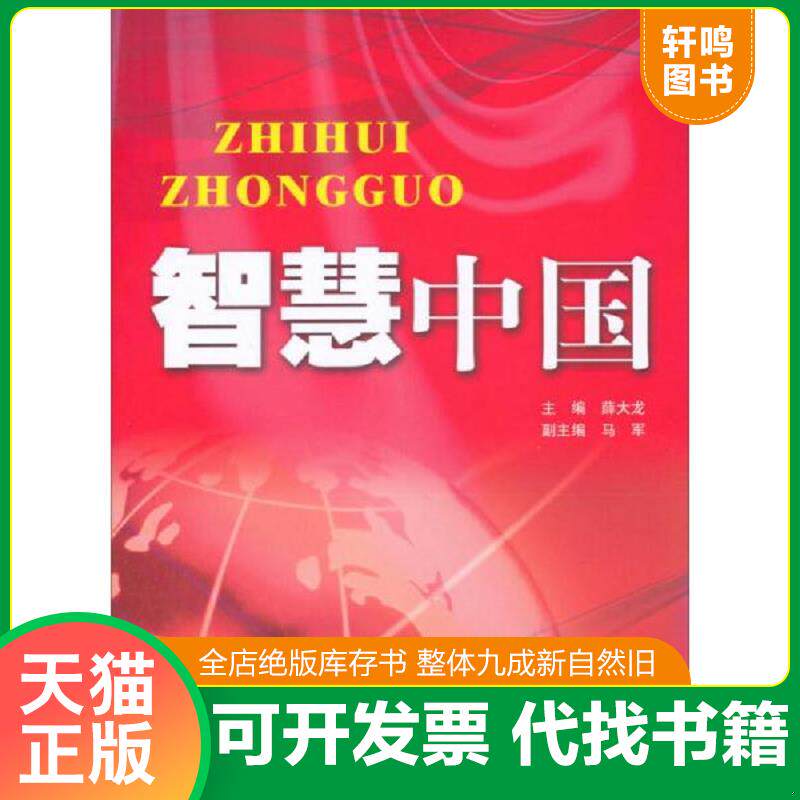 正版发货快智慧中国 9787121194016 薛大龙 电子工业出版社