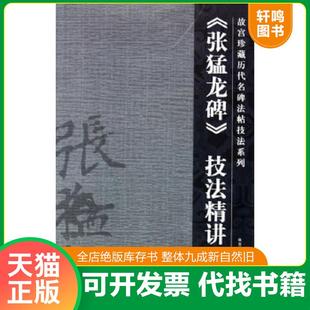 正版速发9787800479779 张猛龙碑技法精讲 陈津迪撰 紫禁城出版社