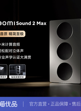 小米Xiaomi Sound 2 Max智能音箱蓝牙音响小爱同学ai无损音质家用
