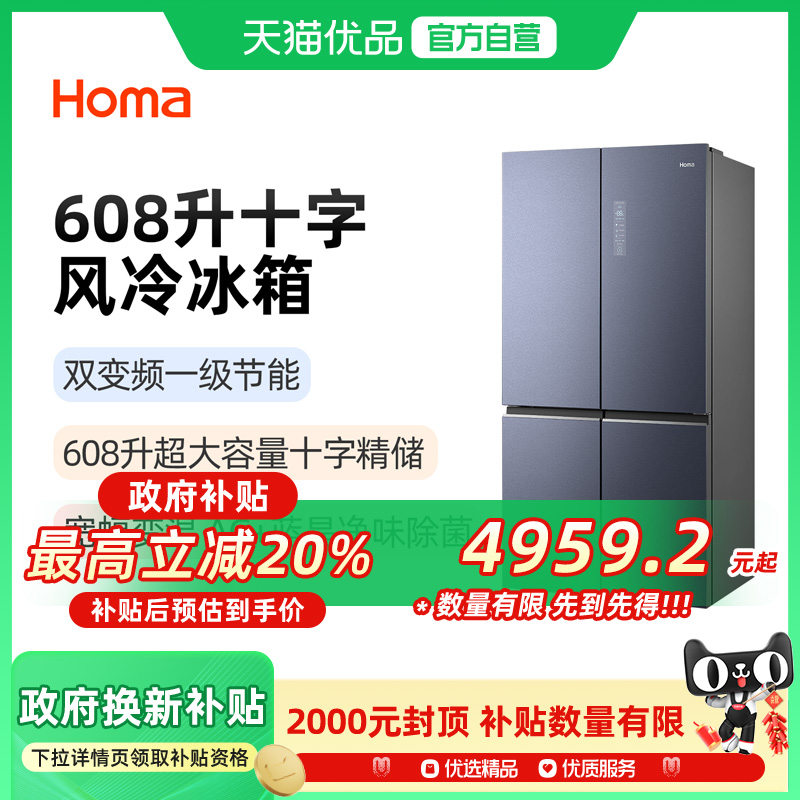  Homa/ BCD-608WDQG/B ʮĿ˫Ƶ6199Ԫ