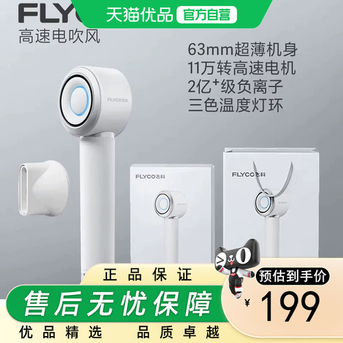 飞科高速电吹风机负离子护发家用大功率发型师专用风筒宿舍FH6373