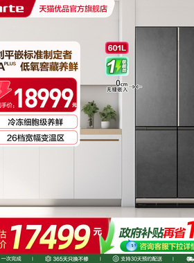 Casarte/卡萨帝 BCD-601WGCTDM4DMU1灰 冰箱