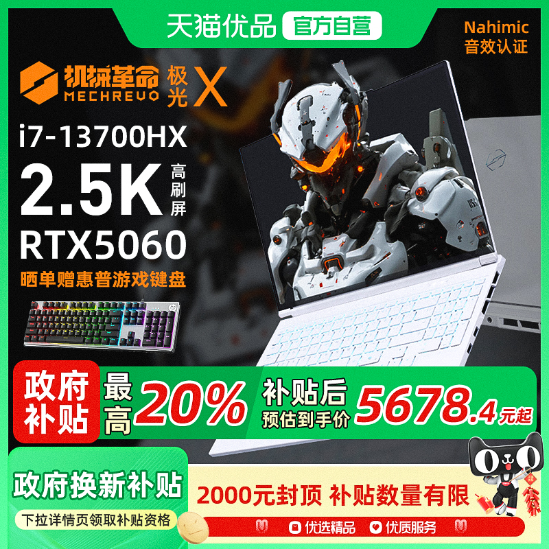 机械革命极光X20255060游戏本